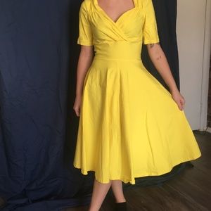 Bright Yellow dress. Never worn